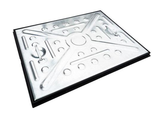 Picture of 600 x 450mm 5 Tonne, Galvanised Top, Poly Frame (6)