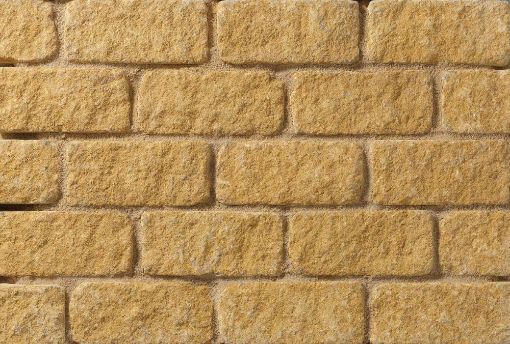 Picture of Burford Tumbled Golden Buff 305 x 140 Reconstituted Stone Walling