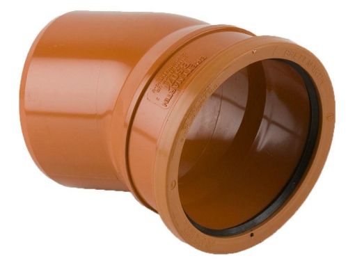 Picture of 110mm x 22 1/2 deg Single Socket Bend 