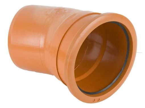 Picture of 160mm x 22 1/2 deg Single Socket Bend 