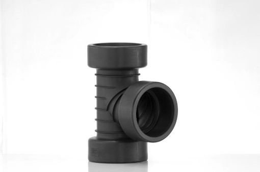 Picture of 225mm x 90 deg Triple Socket Equal Branch 