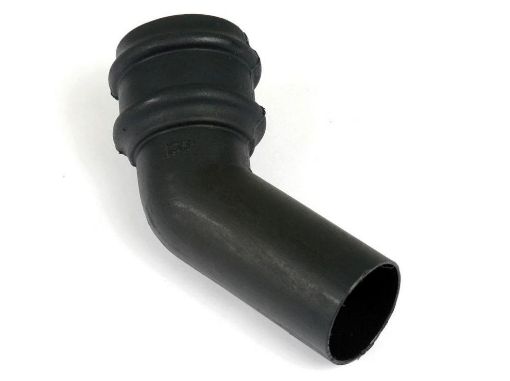 Picture of Cascade Round 68mm Downpipe 135 deg Spigot Bend Black 