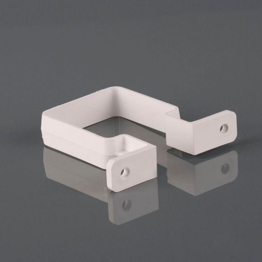 Picture of Rainwater 65mm Square Downpipe Downpipe Bracket Arctic White 