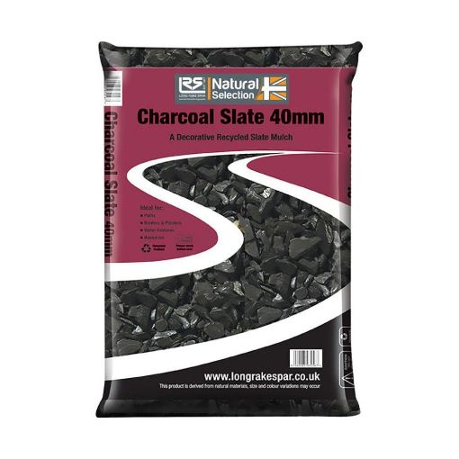 Picture of Welsh Slate Charcoal 40 mm Poly Bag 