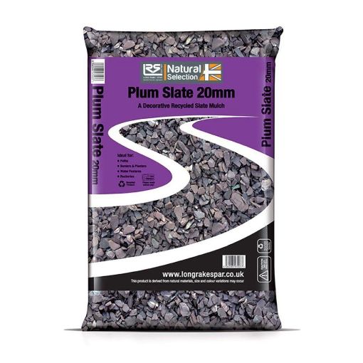 Picture of Welsh Slate Plum 20 mm Poly Bag 