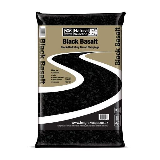 Picture of Black Basalt 20 mm Poly Bag 