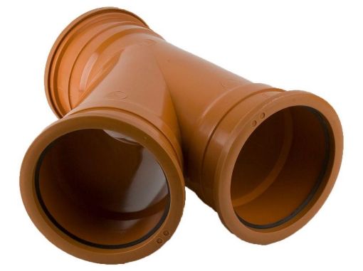 Picture of 160mm x 160mm x 45 deg Triple Socket Branch 