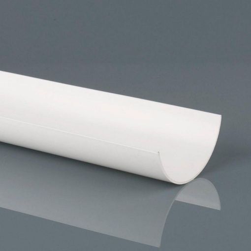 Picture of Rainwater 112mm Roundstyle 4m Gutter Arctic White 