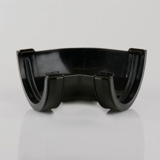 Picture of Rainwater 112mm Roundstyle 135 deg Gutter Angle Black 