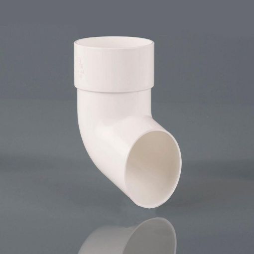 Picture of Rainwater 68mm Round Downpipe Downpipe Shoe White 