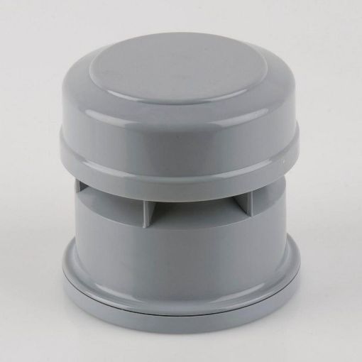 Picture of Brett Martin 82.4mm Push Fit Soil 82.4mm / 110mm Air Admittance Valve (Internal Use Only) Grey