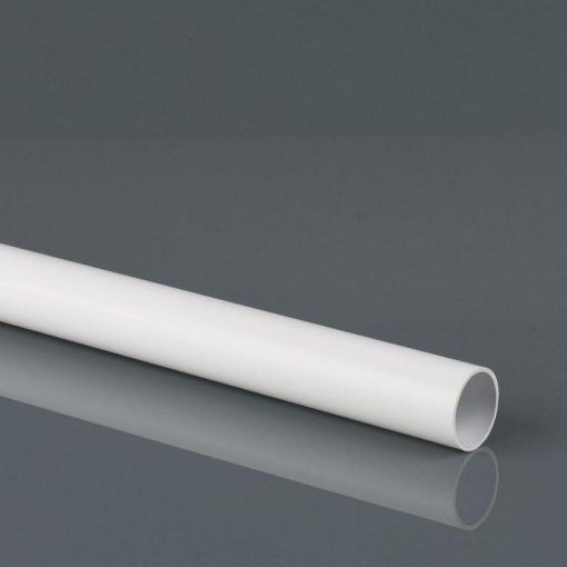 Picture of 32mm Solvent Waste 3m P/E Waste Pipe White Polar 