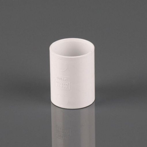 Picture of 32mm Solvent Waste Solvent Straight Connector White Polar 