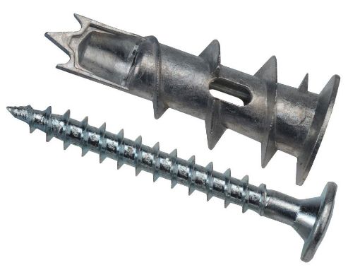 Picture of 4.5x35mm Screw Cavity Wall Anchor - Zinc Alloy - Bag 10