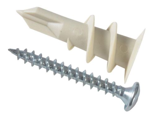 Picture of 4.5x35mm Screw Cavity Wall Anchor - Nylon - Bag 10