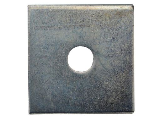 Picture of 50 x 50 x 12mm Square Plate Washers - Zinc Plated - Bag 10