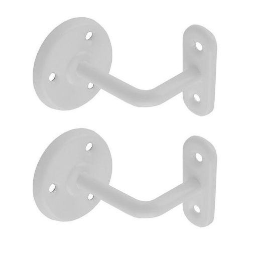 Picture of HANDRAIL BRACKET (2 PACK) WHITE 63MM