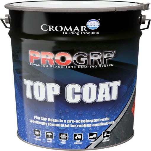 Picture of PRO 25 GRP Topcoat 10kg Dark Grey Fire Retardant