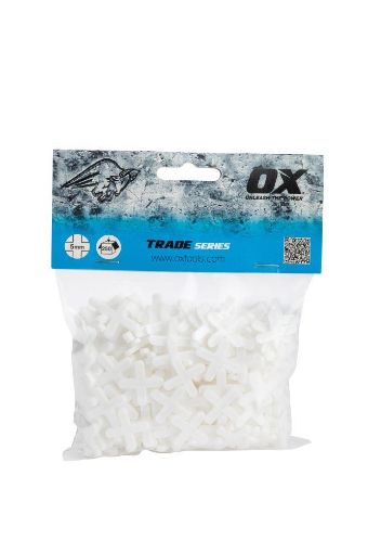 Picture of OX Trade Cross Shaped Tile Spacers - 5mm (250 pcs)