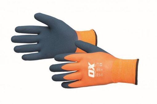Picture of OX Waterproof Thermal Latex Glove Size 9 / Large