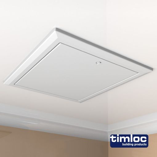 Picture of Plastic Hinged Loft Access Door 562x662 WH