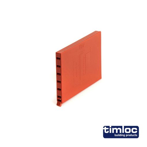 Picture of Cavity Wall Weep Vent 65h x 10w x 100lmm Terracotta