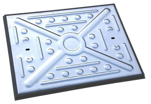 Picture of 600 x 450mm 10 Tonne, Galvanised Top, Poly Frame (7)