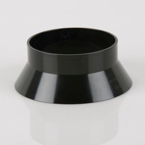 Picture of 110mm Push Fit Soil Weathering Collar Black 