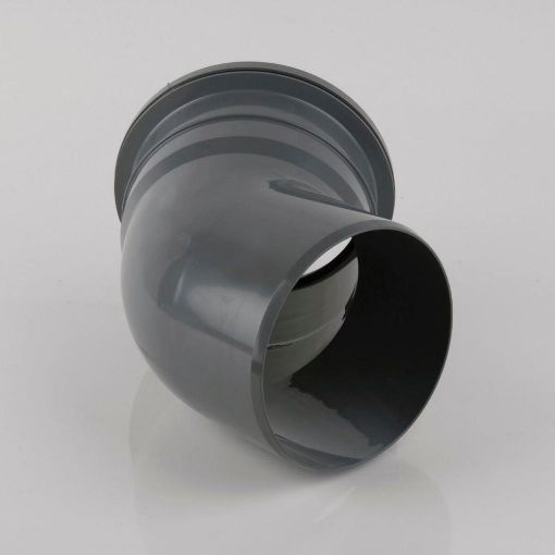 Picture of Brett Martin 110mm Push Fit Soil 135 deg S/S Bend Grey