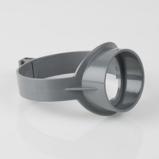 Picture of Brett Martin 110mm Push Fit Soil 50mm Strap On Boss EN 1329-1 Grey