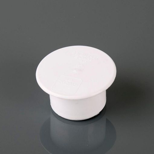 Picture of 32mm Push-Fit Waste Polypropylene Socket Plug White 