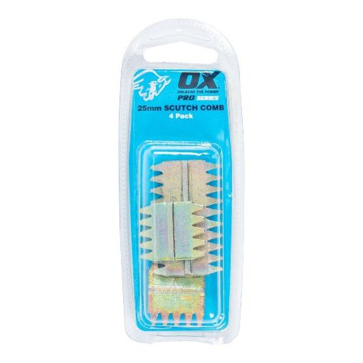 Picture of OX Pro 25mm Scutch Combs - 4 pack