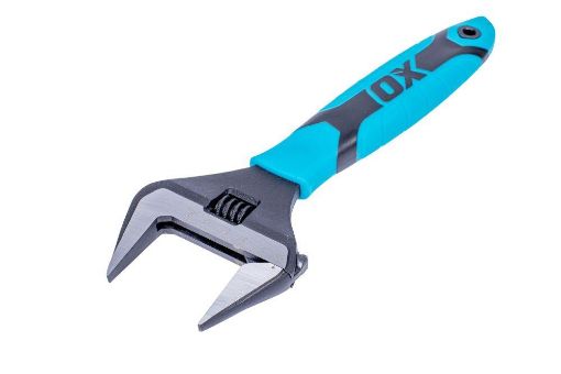 Picture of OX Pro Series Adjustable Wrench Extra Wide Jaw10” (250mm)