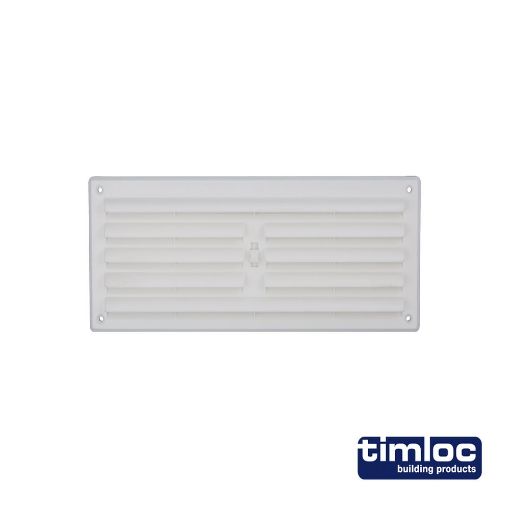 Picture of 9x3 Plastic Internal Hit and Miss Grille Vent White