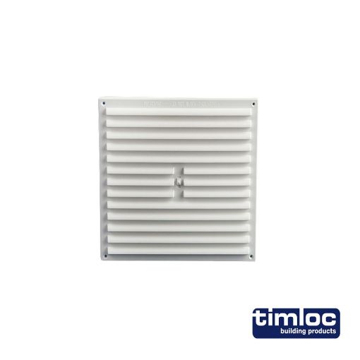 Picture of 9x9 Plastic Internal Hit and Miss Grille Vent White