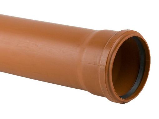 Picture of 160mm x 3m Single Socket Pipe 