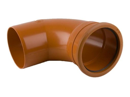 Picture of 160mm x 87 1/2 deg Single Socket Bend 