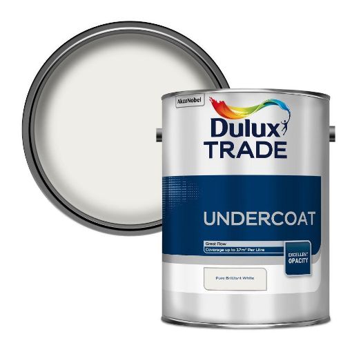 Picture of Dulux Trade Undercoat Brilliant White 5L