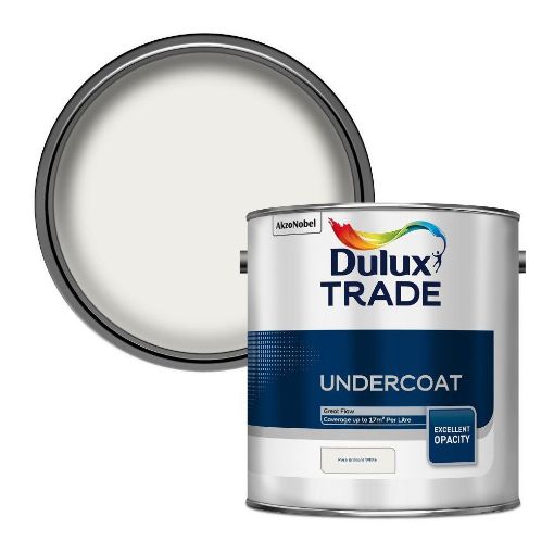 Picture of Dulux Trade Undercoat Brilliant White 2.5L