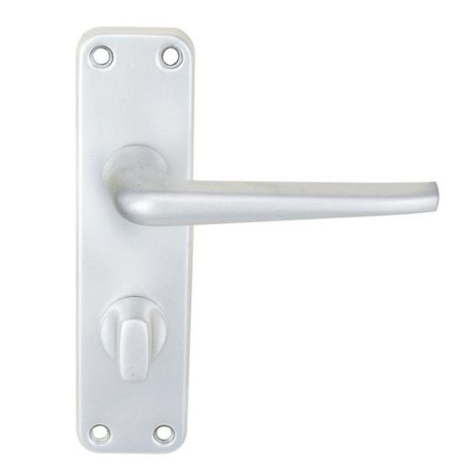 Picture of "ALUMINIUM LEVER ON BACKPLATE -  BATHROOM/PRIVACY