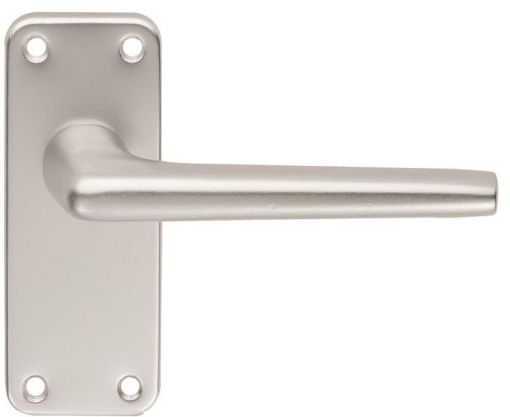 Picture of "ALUMINIUM LEVER ON BACKPLATE -  LATCH