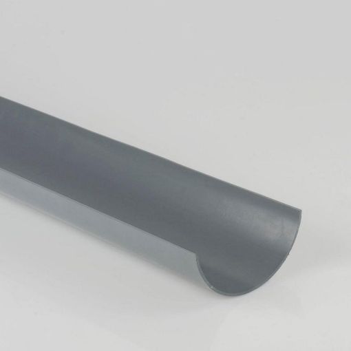 Picture of Brett Martin Rainwater 112mm Roundstyle 2m Gutter Grey