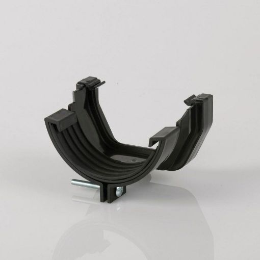 Picture of Rainwater 114mm Squarestyle To Half Round Gutter Adaptor Black 
