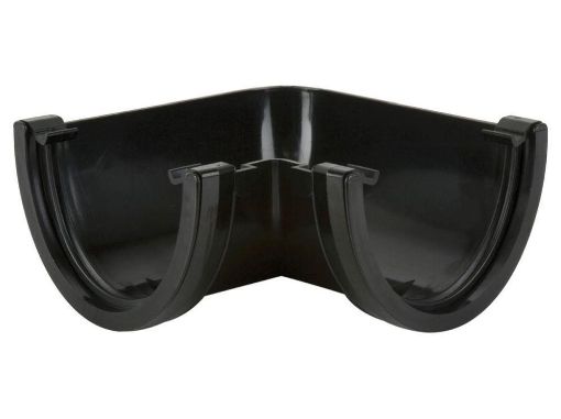 Picture of Rainwater 115mm Deepstyle 90 deg Gutter Angle Black 