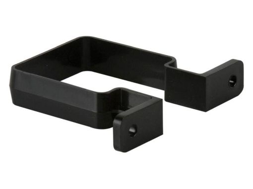 Picture of Rainwater 65mm Square Downpipe Downpipe Bracket Black 