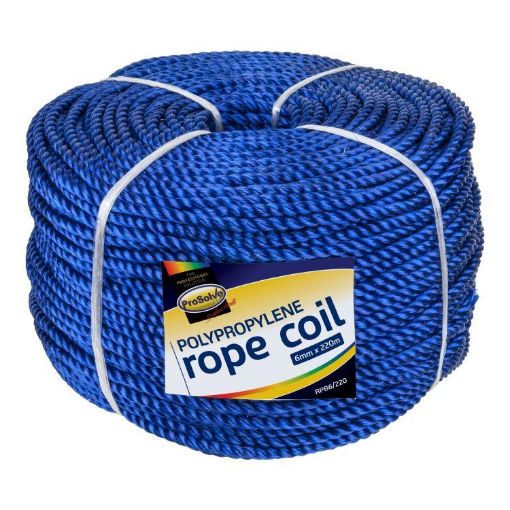 Picture of 220M X 6MM Polypropylene Rope DRAW CORD RPB6/220