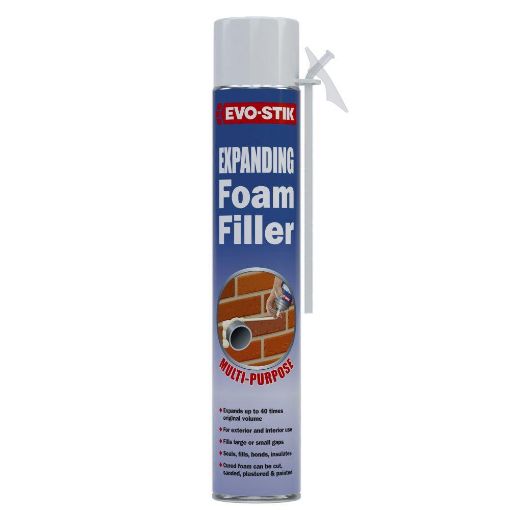 Picture of EVO-STIK EXPANDING POLYURETHANE FOAM FILLER B3 Straw 750 ml