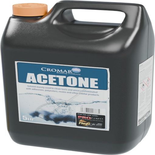 Picture of Cromar PRO GRP Acetone 5ltr