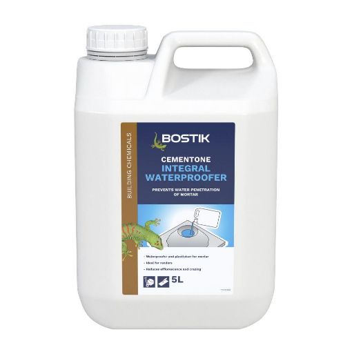 Picture of BOSTIK CEMENTONE INTEGRAL WATERPROOFING LIQUID  5 litre