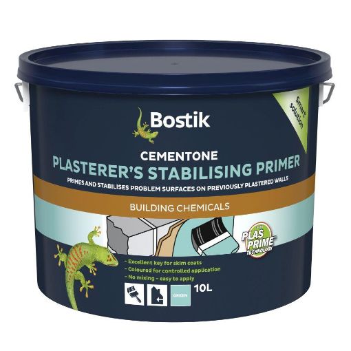 Picture of CEMENTONE PLASTERER'S PRIMER ( PLASPRIME TECHNOLOGY ) Green 10ltr